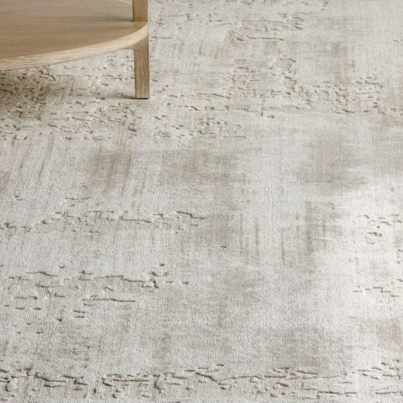 Tottori Viscose Abstract Ivory Area Rug 6'x9' - image 2 of 5