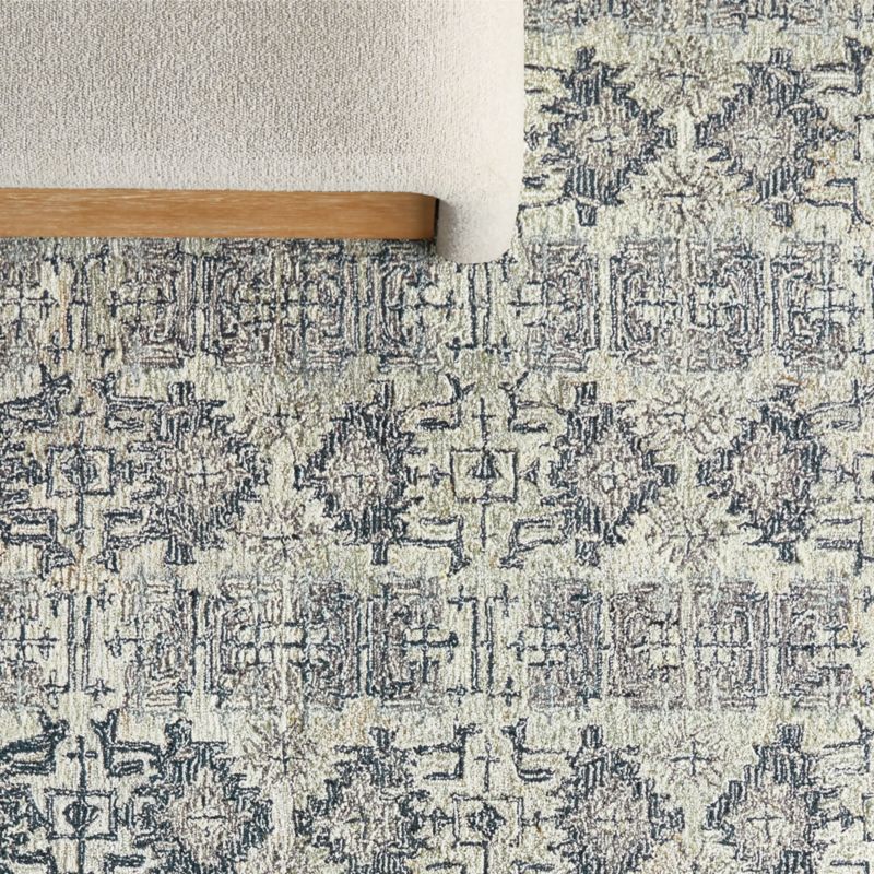 Alvarez Wool Handwoven Mineral Blue Area Rug 6'x9' - image 2 of 5