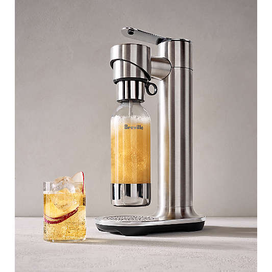 Breville ® InFizz Fusion Carbonation Machine with CO2 Canister in Stainless Steel