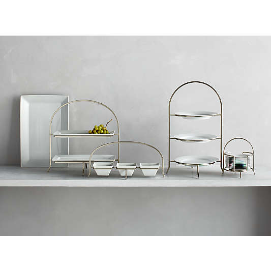 Cambridge 6" Appetizer Plates with Stand, Set of 12