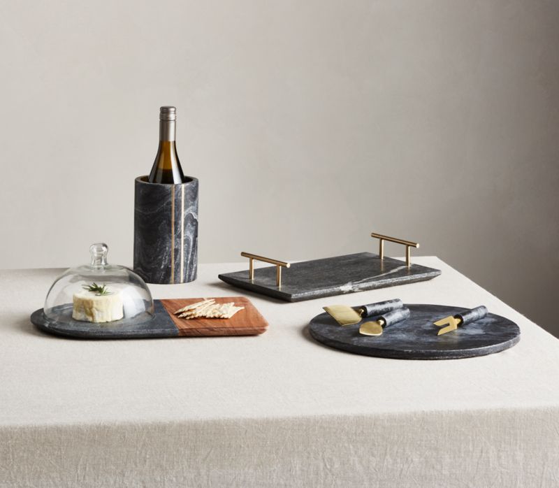 Hayes Marble Serving Board with Handles - image 9 of 15