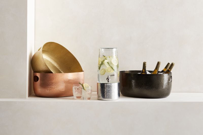 Bash Silver Beverage Tub