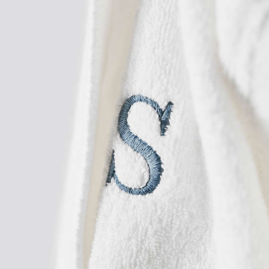 Organic Turkish Cotton Crisp White Bath Robe S/M