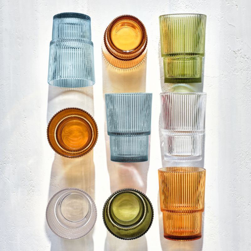 Atwell 11-Oz. Stackable Ribbed Double Old-Fashioned Glass - image 3 of 14