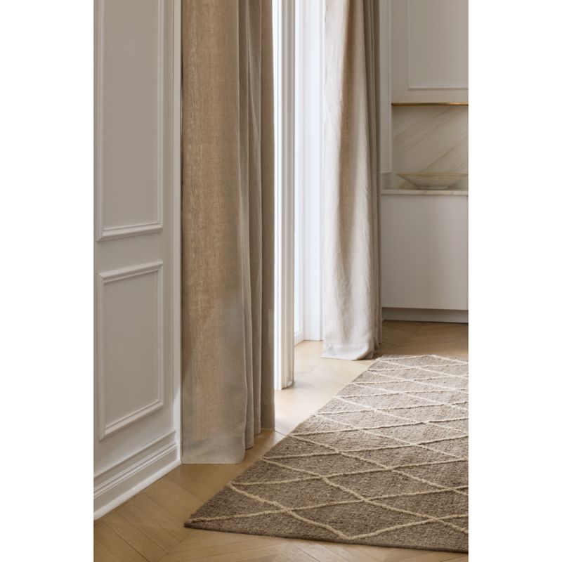 Granada Wool Handwoven Sandstone Brown Area Rug 10'x14' - image 3 of 8