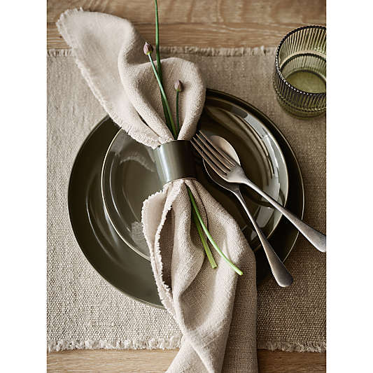Hudson Burnt Green Stoneware Salad Plate