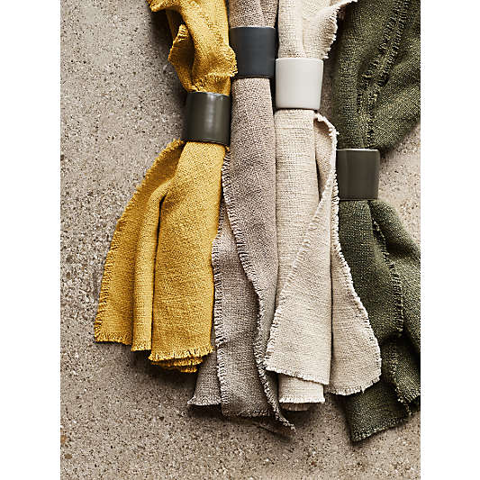 Hudson Natural Stoneware Napkin Ring