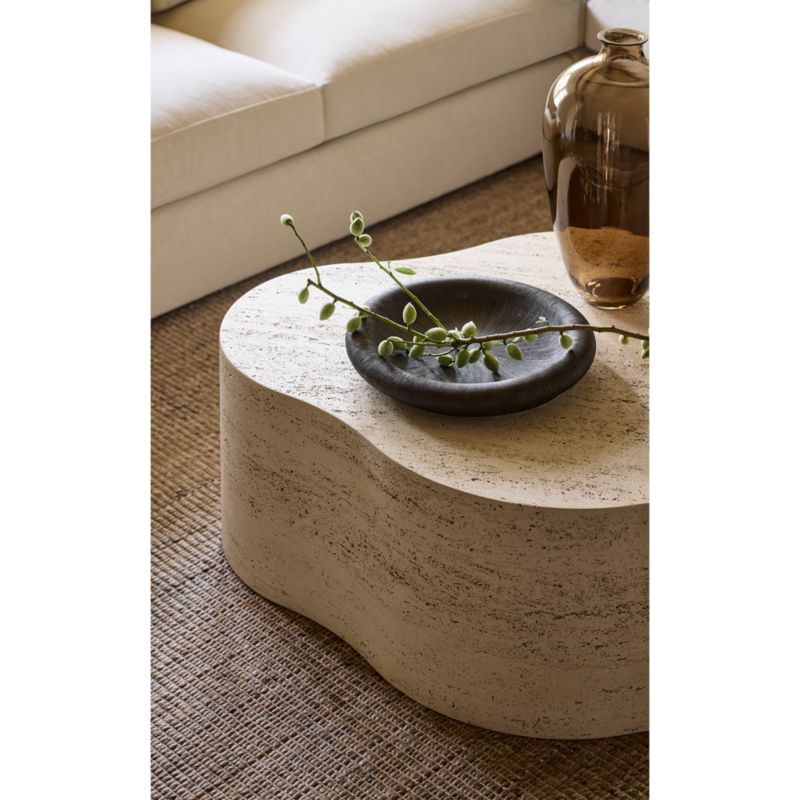 Alura Black Ceramic Decorative Centerpiece Bowl 16" - image 2 of 10