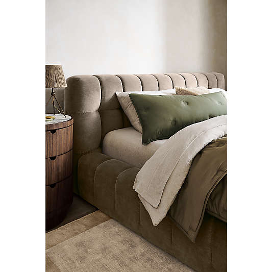 Cozysoft Organic Cotton Jersey Oatmeal Brown Duvet Covers