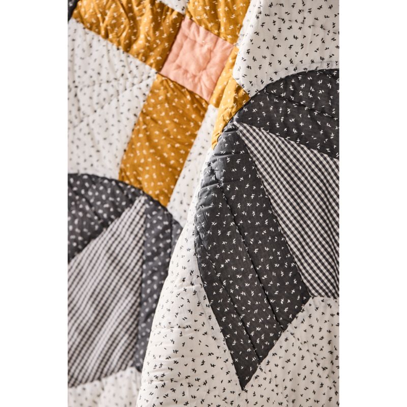 Gee's Bend Little Sassy Patchwork Organic Cotton Baby Crib Quilt - image 3 of 10