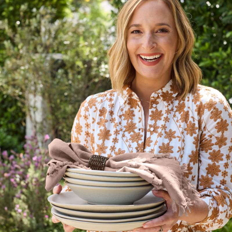 Carmel Ceramic Dinner Plate by Gaby Dalkin