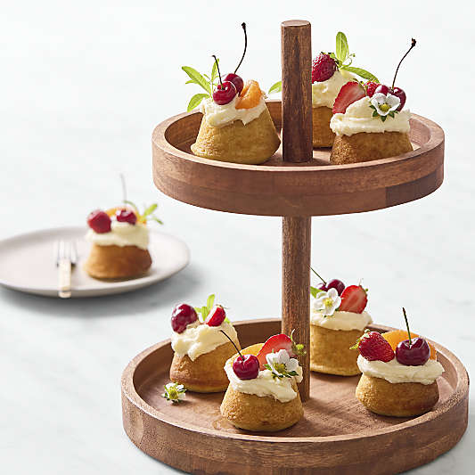 Calistoga 2-Tiered Wooden Server by Gaby Dalkin