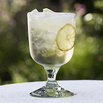 View Careyes Recycled Glass Goblet by Gaby Dalkin details