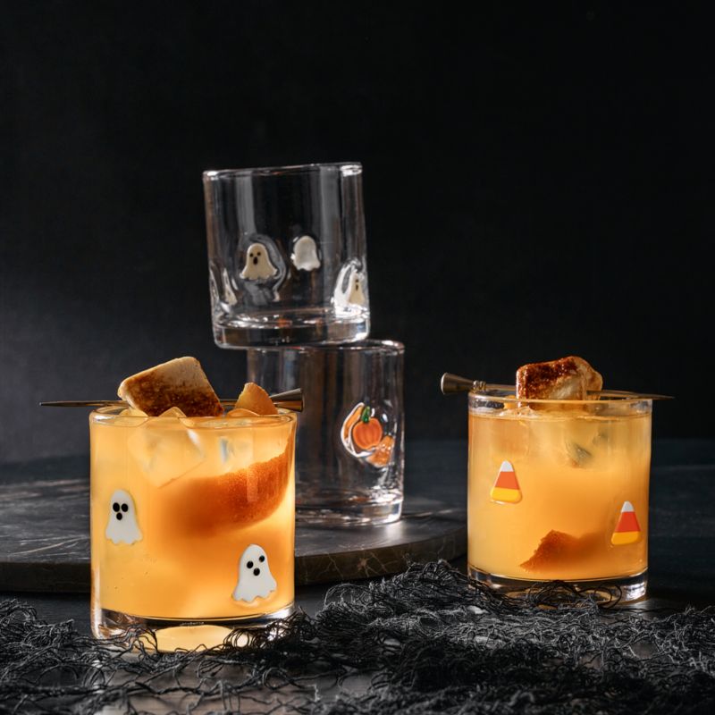 Halloween Ghost Icon 15-Oz. Double Old-Fashioned Glass - image 3 of 6