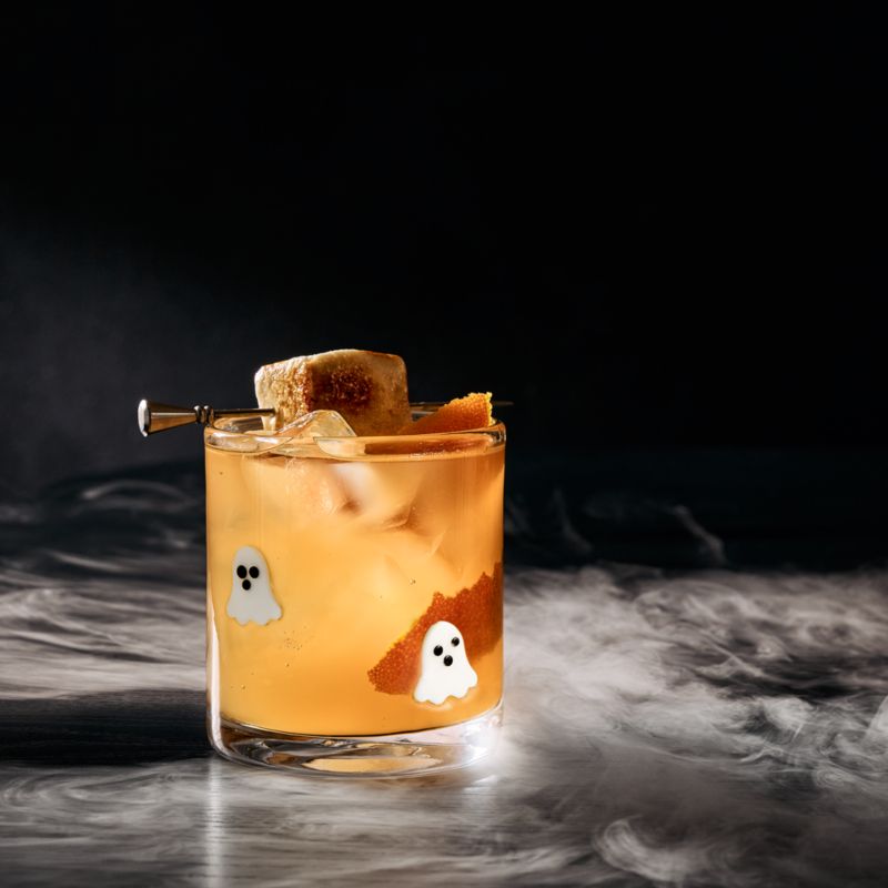 Halloween Ghost Icon 15-Oz. Double Old-Fashioned Glass - image 2 of 6