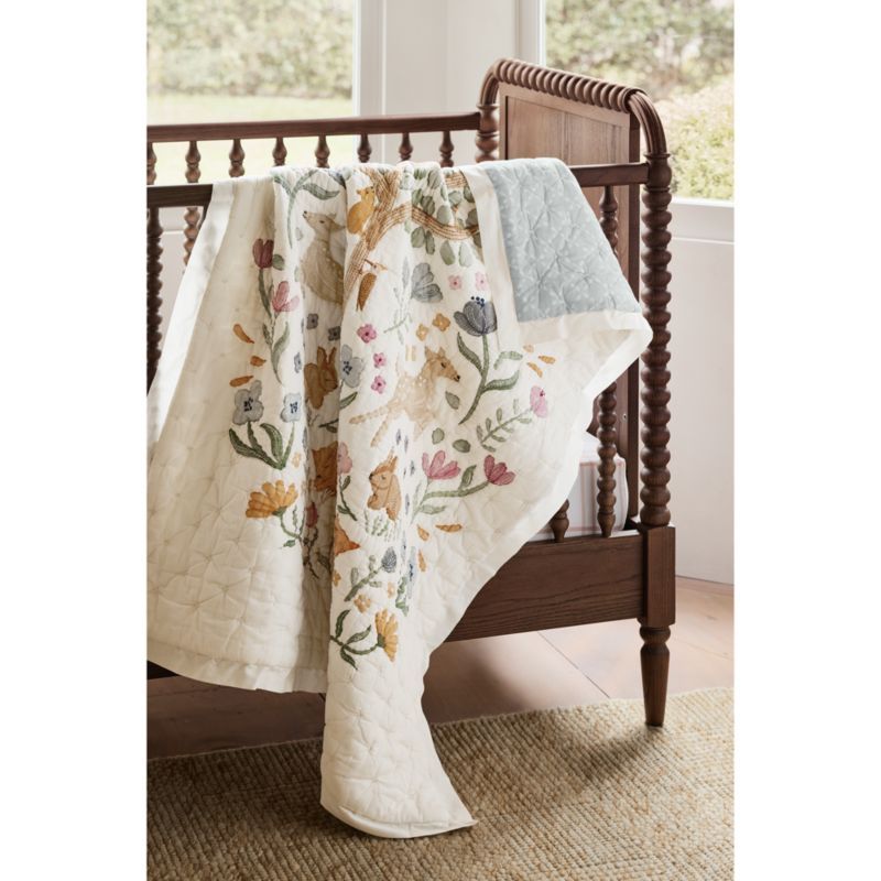 Organic crib quilt sale