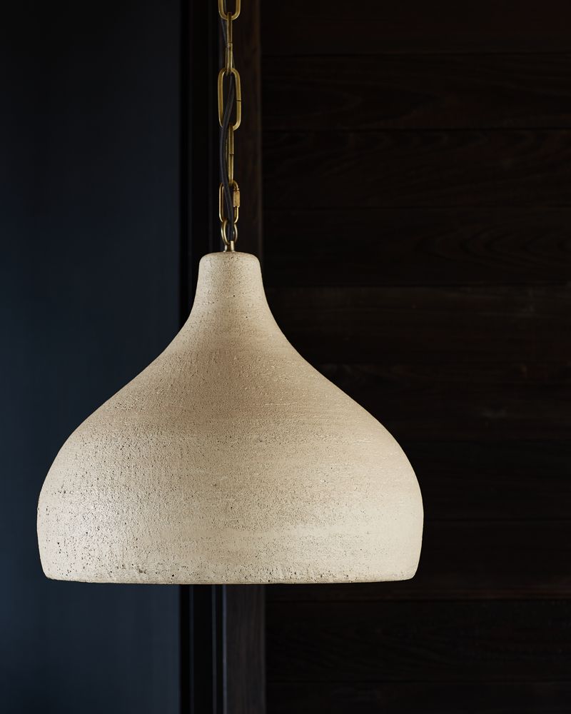 Corfu Large Black Ceramic Pendant Light - image 5 of 11