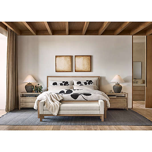 New Natural European Flax ™-Certified Linen Botanical Duvet Covers