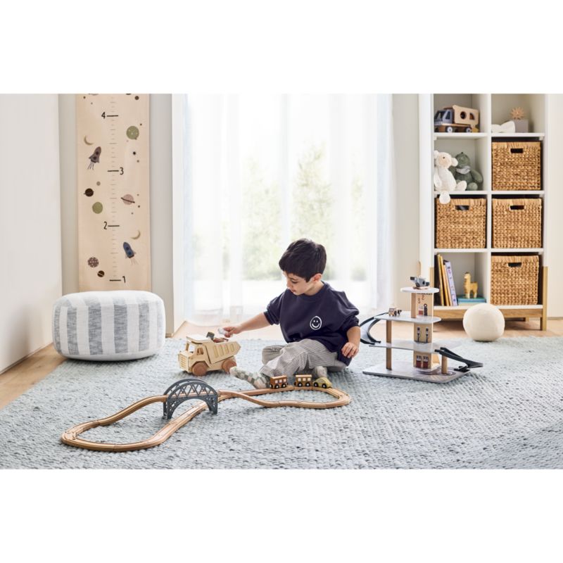 45-Piece Wooden Kids Train Set - image 4 of 9