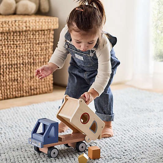 Wood Toddler Shape Sorting Truck