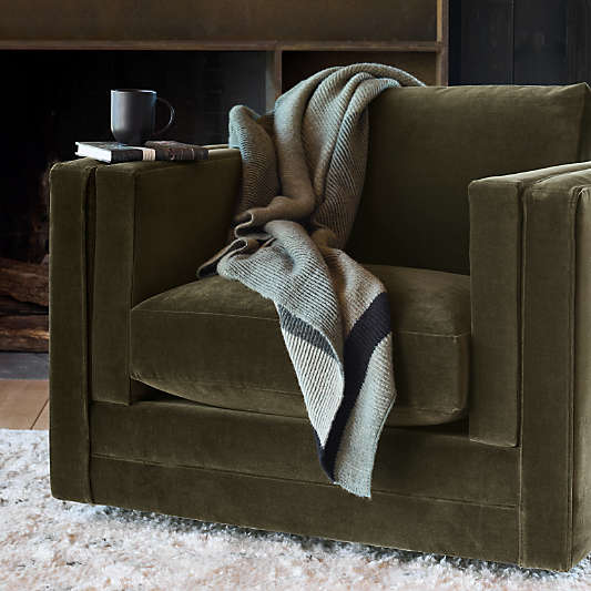 Lakeview 42" Upholstered Swivel Accent Chair
