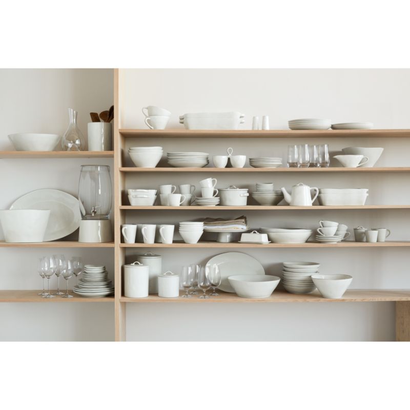 Marin White Large Pedestal Cake Stand