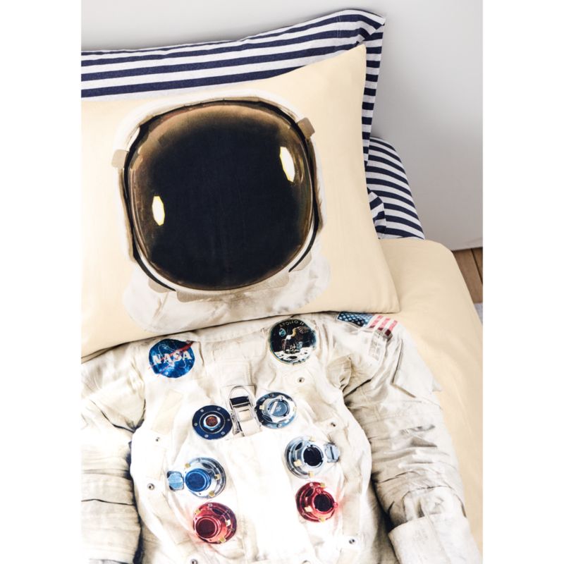 Smithsonian Apollo 11 Spacesuit Organic Cotton Kids Full/Queen Duvet Cover - image 4 of 11