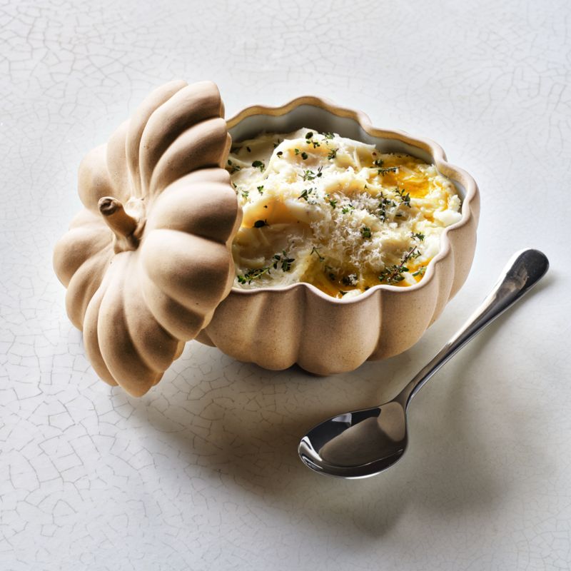 Marin Natural Recycled Lidded Pumpkin Server - image 1 of 5