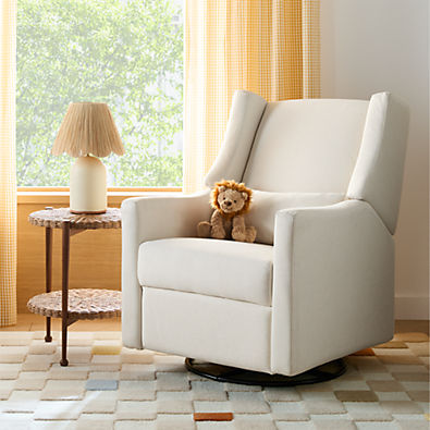 View Babyletto Kiwi Cream Electronic Swivel Glider Power Recliner Nursery Chair details