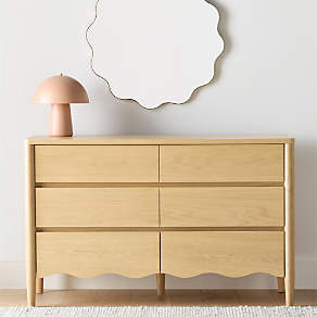 Waveland Ivory and Natural Stripe Upholstered Kids Twin Bed