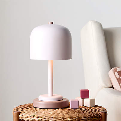 Modern Dome Purple Touch Kids Table Lamp