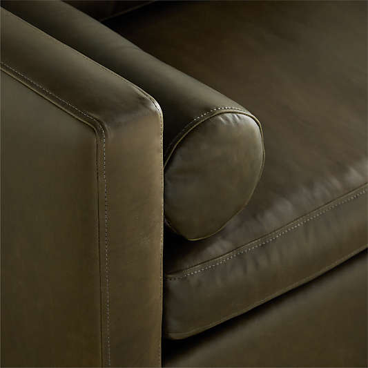 Aris Leather Sofa (74"-105")