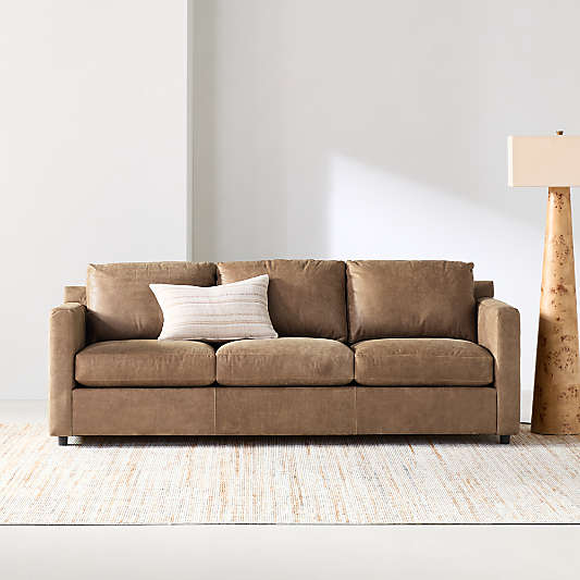 Barrett II Leather Sofa (71"-104")