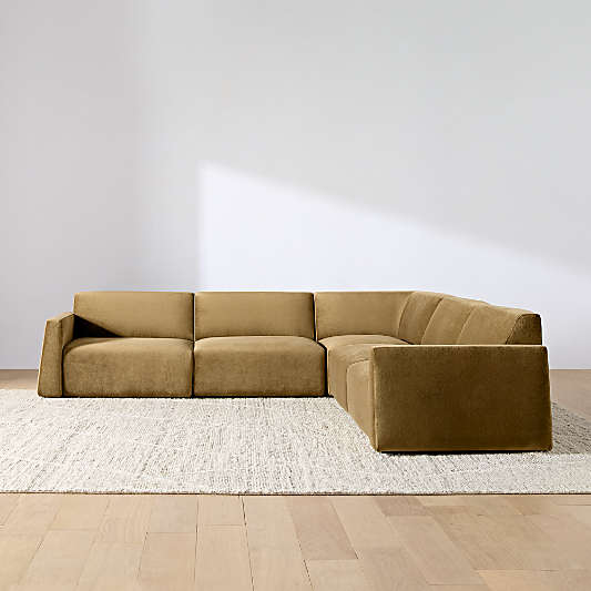 Eero Modular 5-Piece L-Shaped Sectional Sofa by Jeremiah Brent