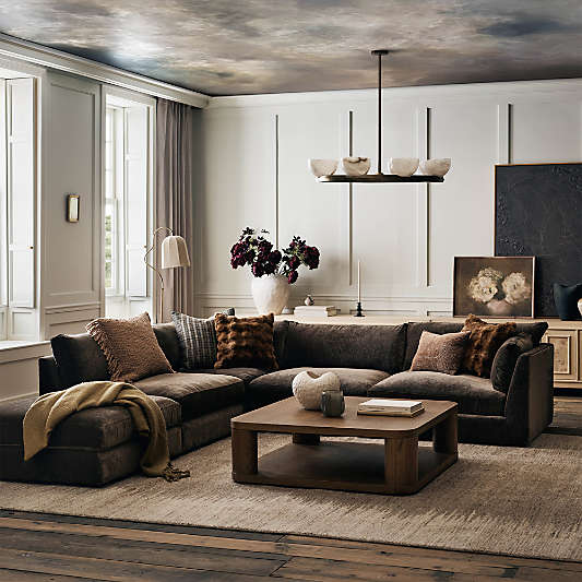 Allegra Rattan and Linen Task Floor Lamp 63" by Jake Arnold