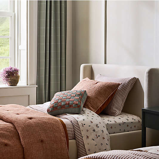 Cozy Camper 100% Organic Cotton Voile Kids Full Sheet Set