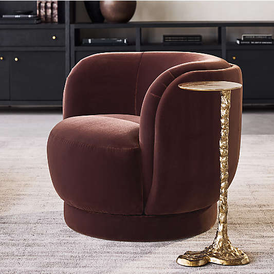 Foundry Bronze Cast Aluminum 9" Drink Table