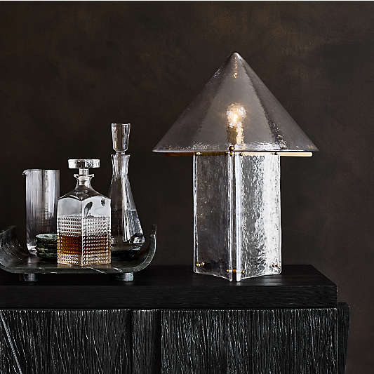 Vespera Glass Table Lamp 19.7"