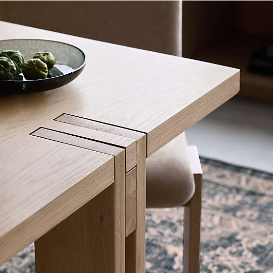 Crossroads 87" Oak Dining Table