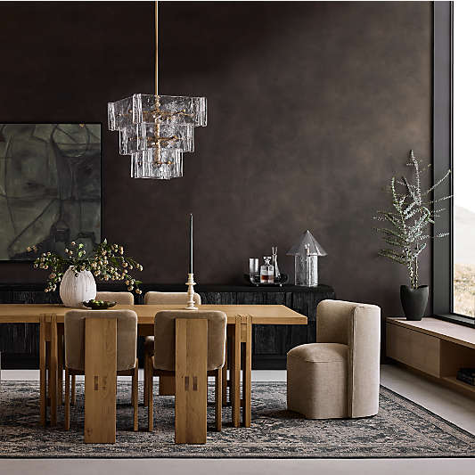 Crossroads 87" Oak Dining Table