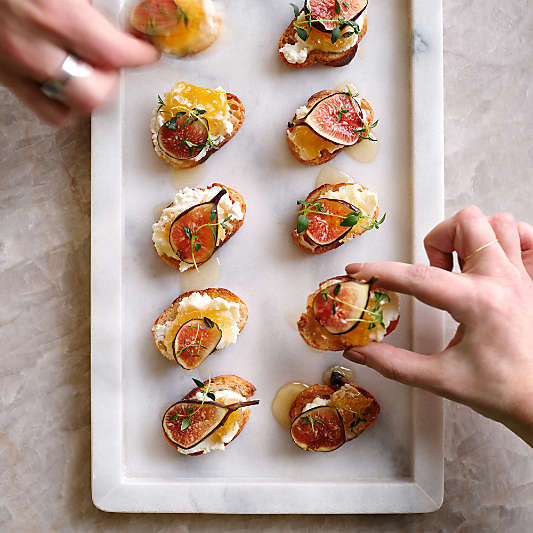 French Kitchen Marble Rectangle Tray