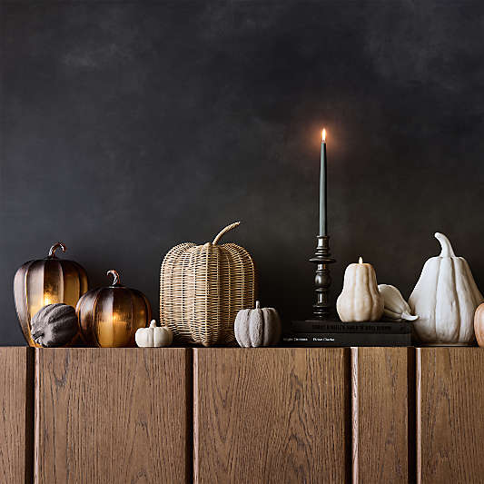 Conway Indoor/Outdoor Rattan Pumpkins