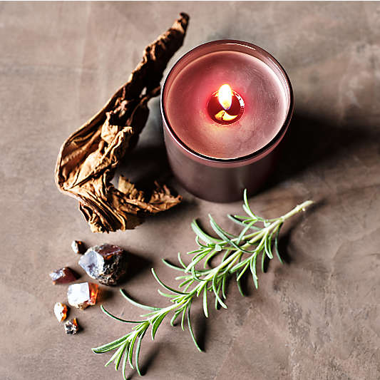 Monochrome No. 16 Tabac Scented Candles and Reed Diffuser - Leather, Firewood and Amber