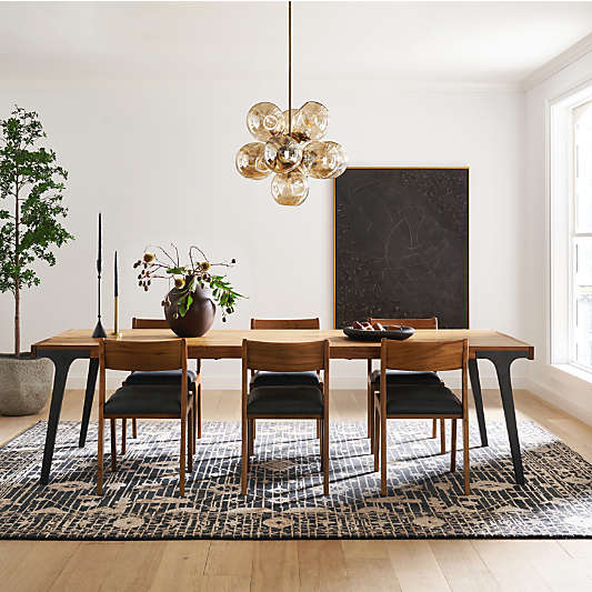 Lakin Teak Extendable Dining Table (61"-144")