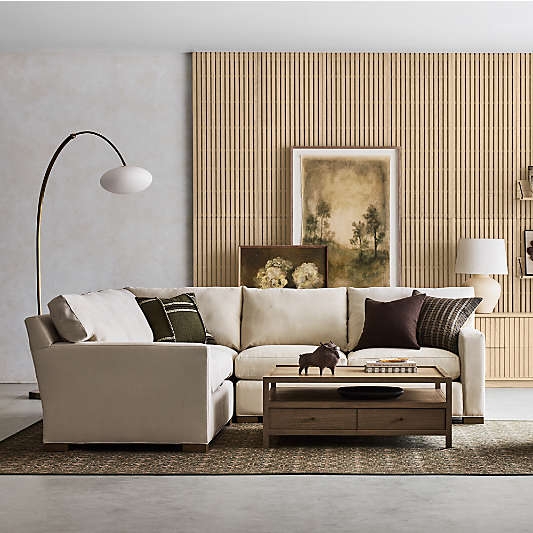 Axis Classic 3-Piece L-Shaped Sectional Sofa