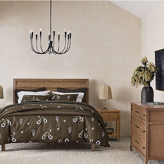 Keane Solid Driftwood Bed