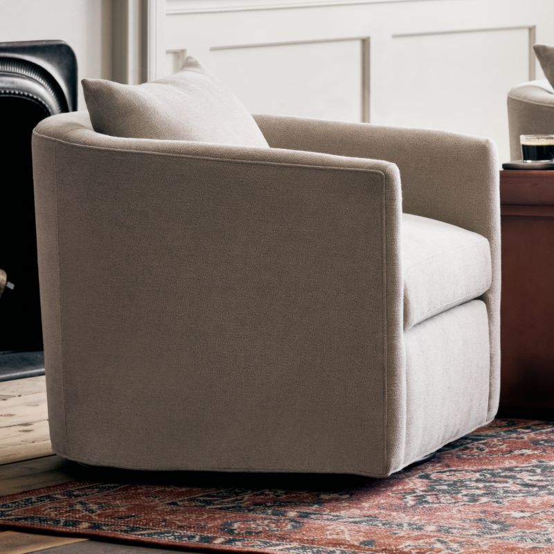 Drew Grande Swivel Accent Chair - image 3 of 9