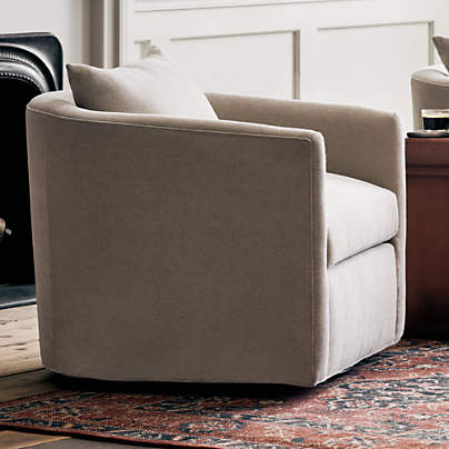 Drew Grande Swivel Accent Chair