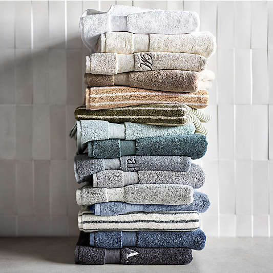 Organic Turkish Cotton Evening Blue Bath Towels