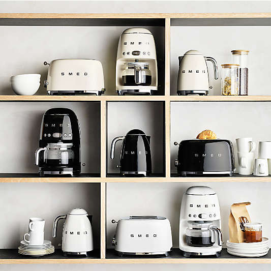 SMEG White Retro Drip Coffee Maker